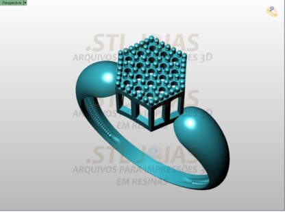 ANEL CHUVEIRO SEXTAVADO Arquivo para impressão 3D. Formato STL