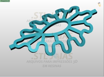 forro ANEL GOTA LUXO Arquivo para impressão 3D. Formato STL