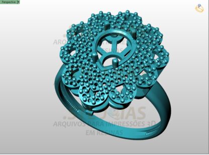 ANEL LUXO GOTA Arquivo para impressão 3D. Formato STL