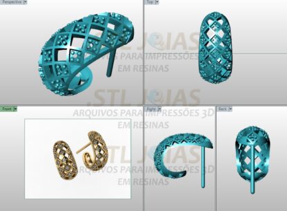 BRINCO CRAVEJADO Arquivo para impressão 3D. Formato STL