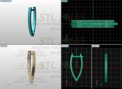 BRINCO CRAVEJADO Arquivo para impressão 3D. Formato STL