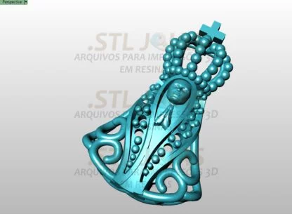 BRINCO NOSSA SENHORA Arquivo para impressão 3D. Formato STL