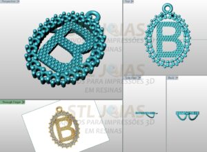 PINGENTE LETRA B