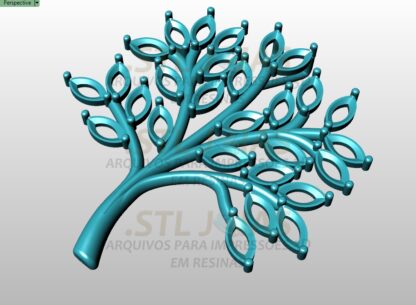 PINGENTE ARVORE DA VIDA Arquivo para impressão 3D. Formato STL