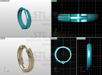 BRINCO ARGOLA Arquivo para impressão 3D. Formato STL