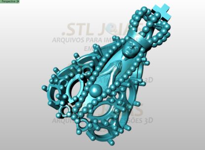 PINGENTE SANTA Arquivo para impressão 3D. Formato STL