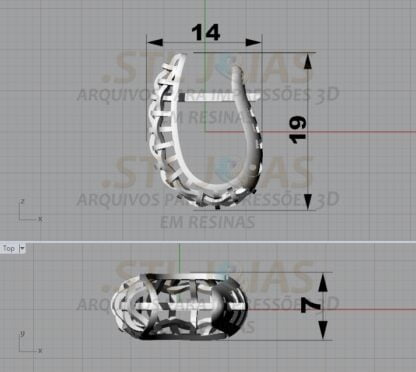 BRINCO TELA Arquivo para impressão 3D. Formato STL