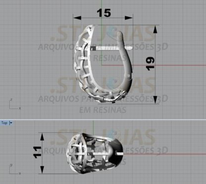 BRINCO TELA Arquivo para impressão 3D. Formato STL