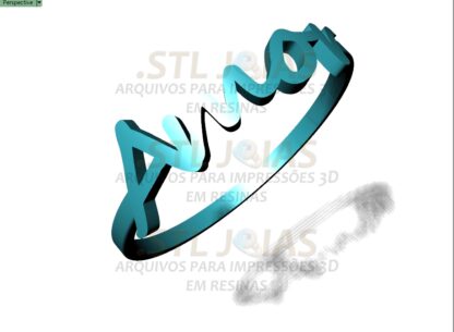 ANEL AMOR Arquivo para impressão 3D Formato STL (2)