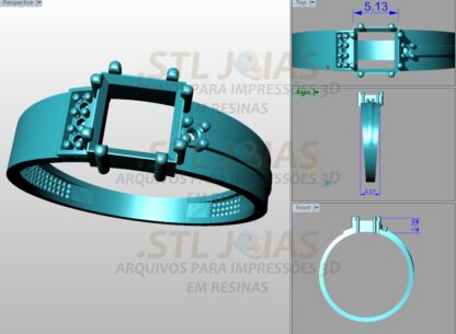 ANEL FORMATURA Arquivo para impressão 3D. Formato STL