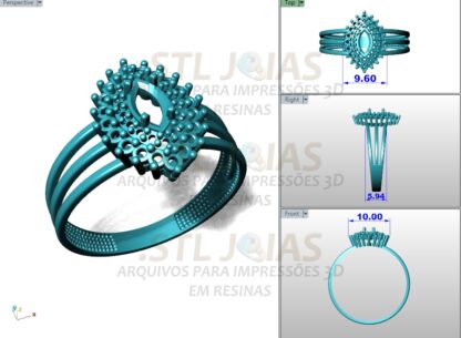 ANEL NAVETE Arquivo para impressão 3D. Formato STL