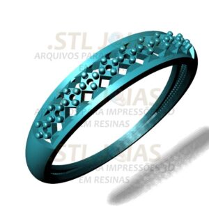 ALIANÇA COM PERAS Arquivo para impressão 3D. Formato STL