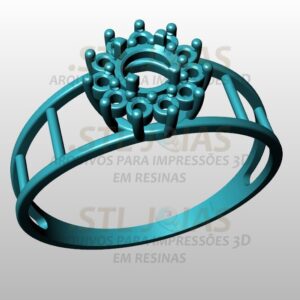 ANEL CRAVEJADO Arquivo para impressão 3D. Formato STL