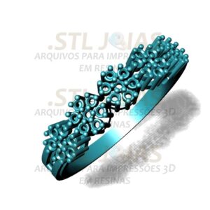 ANEL CRAVEJADO Arquivo para impressão 3D. Formato STL