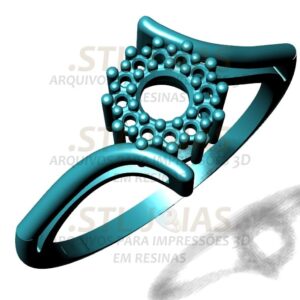 ANEL CRAVEJADO Arquivo para impressão 3D. Formato STL