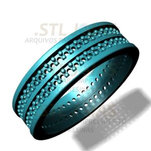 ANEL CRAVEJADO Arquivo para impressão 3D. Formato STL