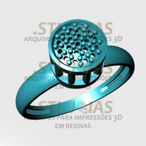 ANEL CRAVEJADO Arquivo para impressão 3D Formato STL