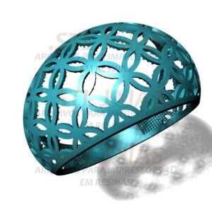 ANEL DETALHE VAZADO Arquivo para impressão 3D. Formato STL