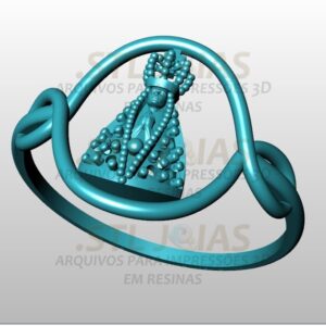 ANEL SANTA Arquivo para impressão 3D. Formato STL
