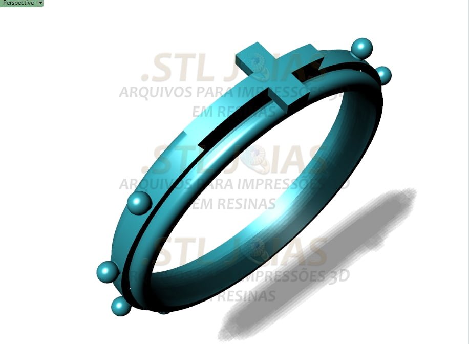 ANEL TERÇO GIRATÓRIO Arquivo para impressão 3D. Formato STL