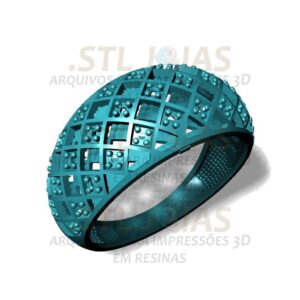 ANEL CRAVEJADO Arquivo para impressão 3D. Formato STL