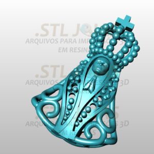 BRINCO NOSSA SENHORA Arquivo para impressão 3D. Formato STL