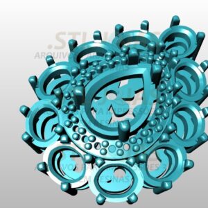 BRINCO GOTA CRAVEJADO Arquivo para impressão 3D. Formato STL