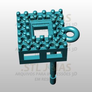 BRINCO QUADRADO Arquivo para impressão 3D. Formato STL