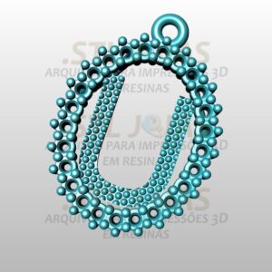 PINGENTE LETRA U Arquivo para impressão 3D. Formato STL