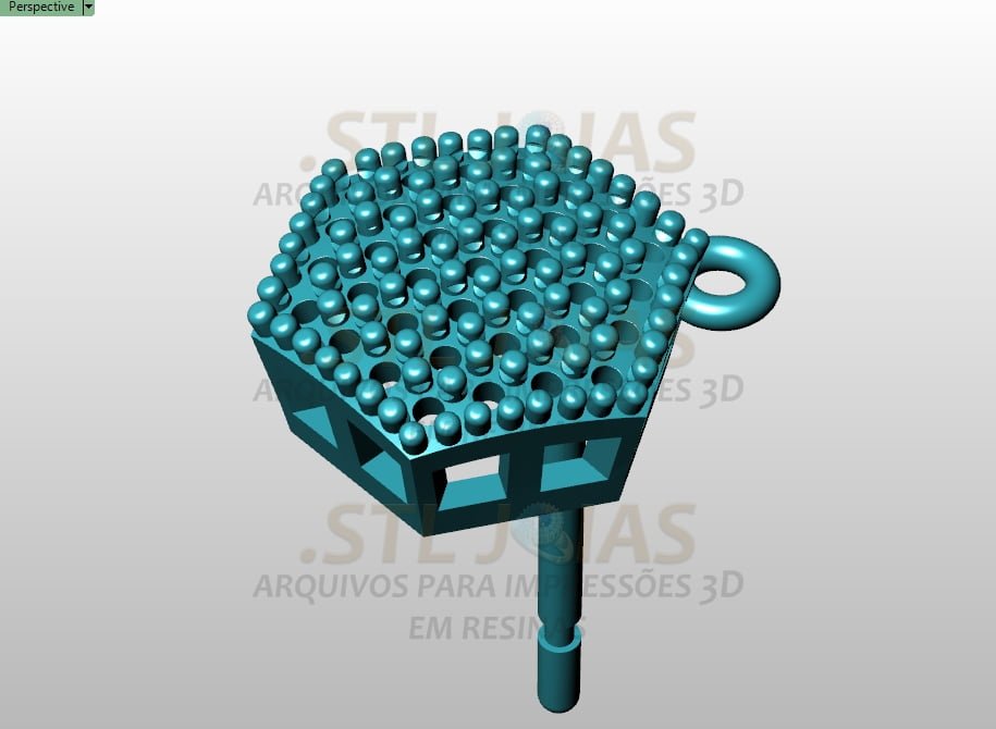 BRINCO CRAVEJADO Arquivo para impressão 3D. Formato STL