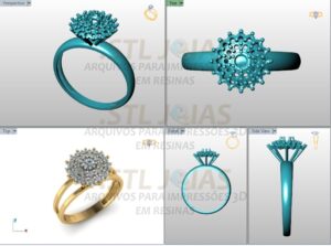 arquivo ANEL CHUVEIRO (.STL) destinado à impressão 3D