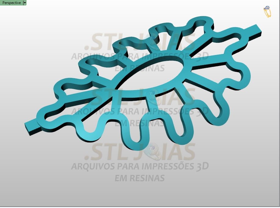 ANEL GOTA LUXO Arquivo para impressão 3D. Formato STL 3 ANEL GOTA LUXO Arquivo para impressão 3D. Formato STL - Imagem 3