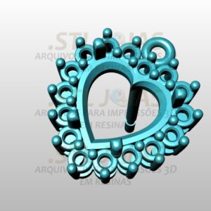BRINCO CORAÇÃO Arquivo para impressão 3D. Formato STL