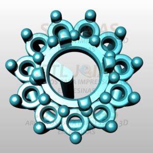 BRINCO COM PEDRAS Arquivo para impressão 3D. Formato STL