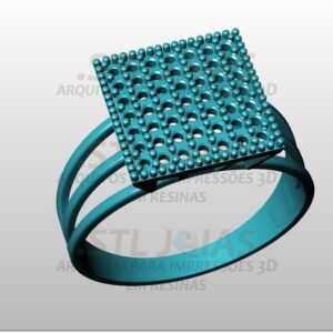 ANEL CHUVEIRO CRAVEJADO LUXO Arquivo para impressão 3D. Formato STL