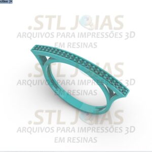 ANEL CRAVADO Arquivo para impressão 3D. Formato STL