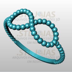 ANEL INFINITO Arquivo para impressão 3D. Formato STL