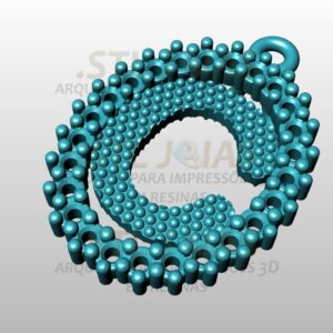 PINGENTE LETRA C Arquivo para impressão 3D. Formato STL