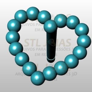 BRINCO CORAÇÃO VAZADO Arquivo para impressão 3D. Formato STL