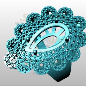 ANEL GOTA LUXO Arquivo para impressão 3D. Formato STL