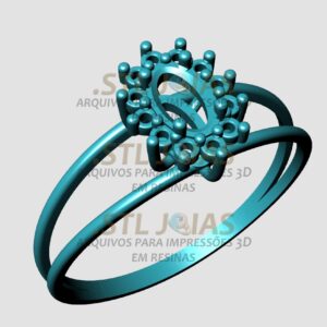 ANEL CHUVEIRO OVAL Arquivo para impressão 3D. Formato STL