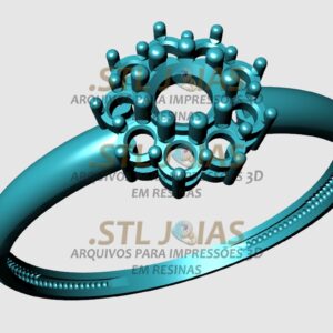 ANEL CHUVEIRO Arquivo para impressão 3D. Formato STL
