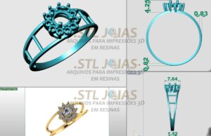 ANEL CHUVEIRO Arquivo para impressão 3D. Formato STL