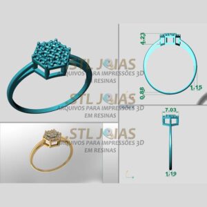 ANEL CHUVEIRO SEXTAVADO GALERIA