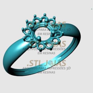 ANEL CRAVEJADO LUXO Arquivo para impressão 3D. Formato STL